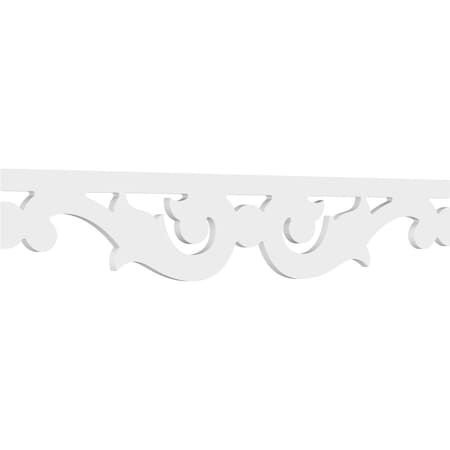 Ekena Millwork Garcia Architectural Grade PVC Running Trim, 8"H x 5/8"P x 48"L RUNP08X0625X48GRC